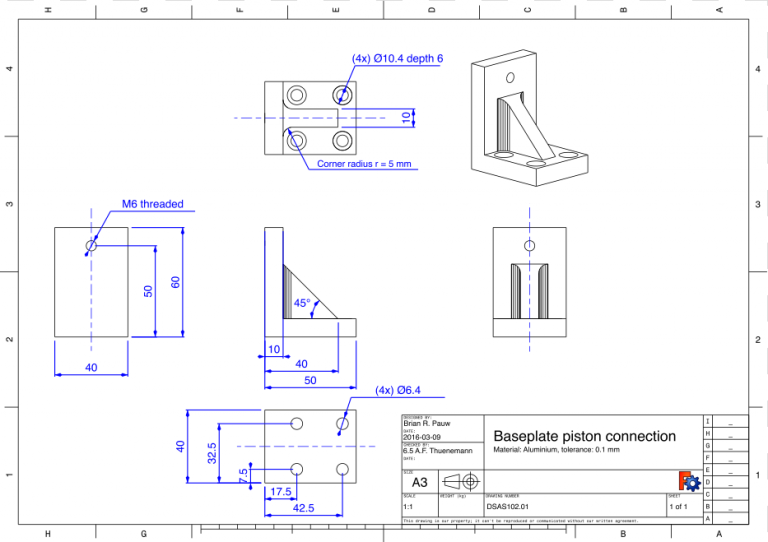 Чертежи во freecad