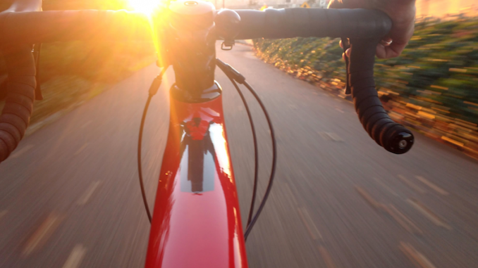 Ludicrous speed. CC0-licensed image. Source: https://pixnio.com/sport/biking-sport/bicycling-bike-travel-vehicle-race-road-speed-street-sun